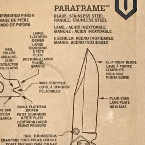 GERBER KNIFE SET (2 KNIVES + MULLET KEYCHAIN MULTITOOL) - Picture 2 of 7